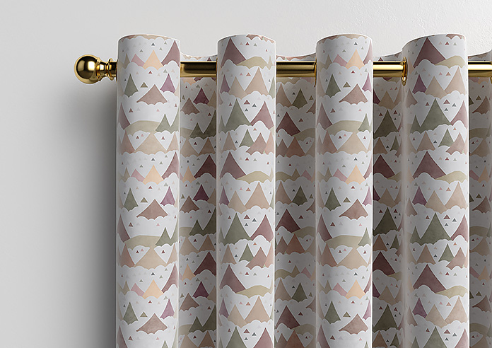 Cloudy Peaks, Rosey Hues - Made to Measure Curtains - Image 12